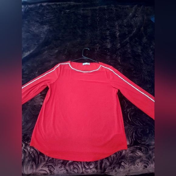 89TH + Madison Medium Blouse Bejeweled. - Picture 1 of 7